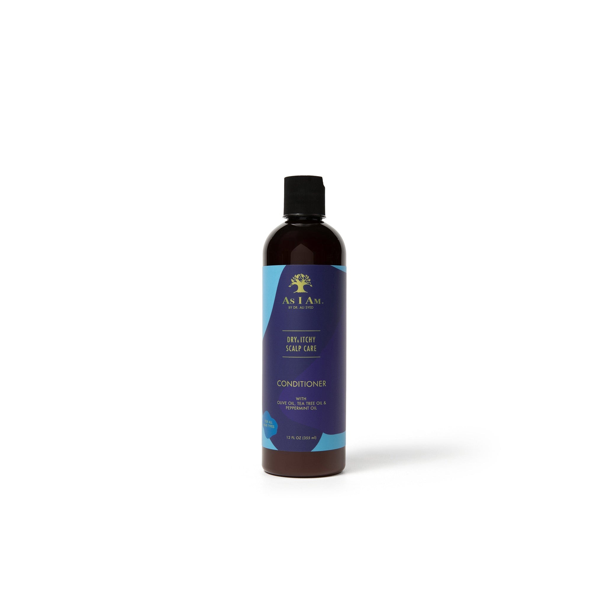 As I Am Dry & Itchy Scalp Care Conditioner (355 ml). Balsam til tør og kløende hovedbund med oliven-, tea tree- og pebermynteolie