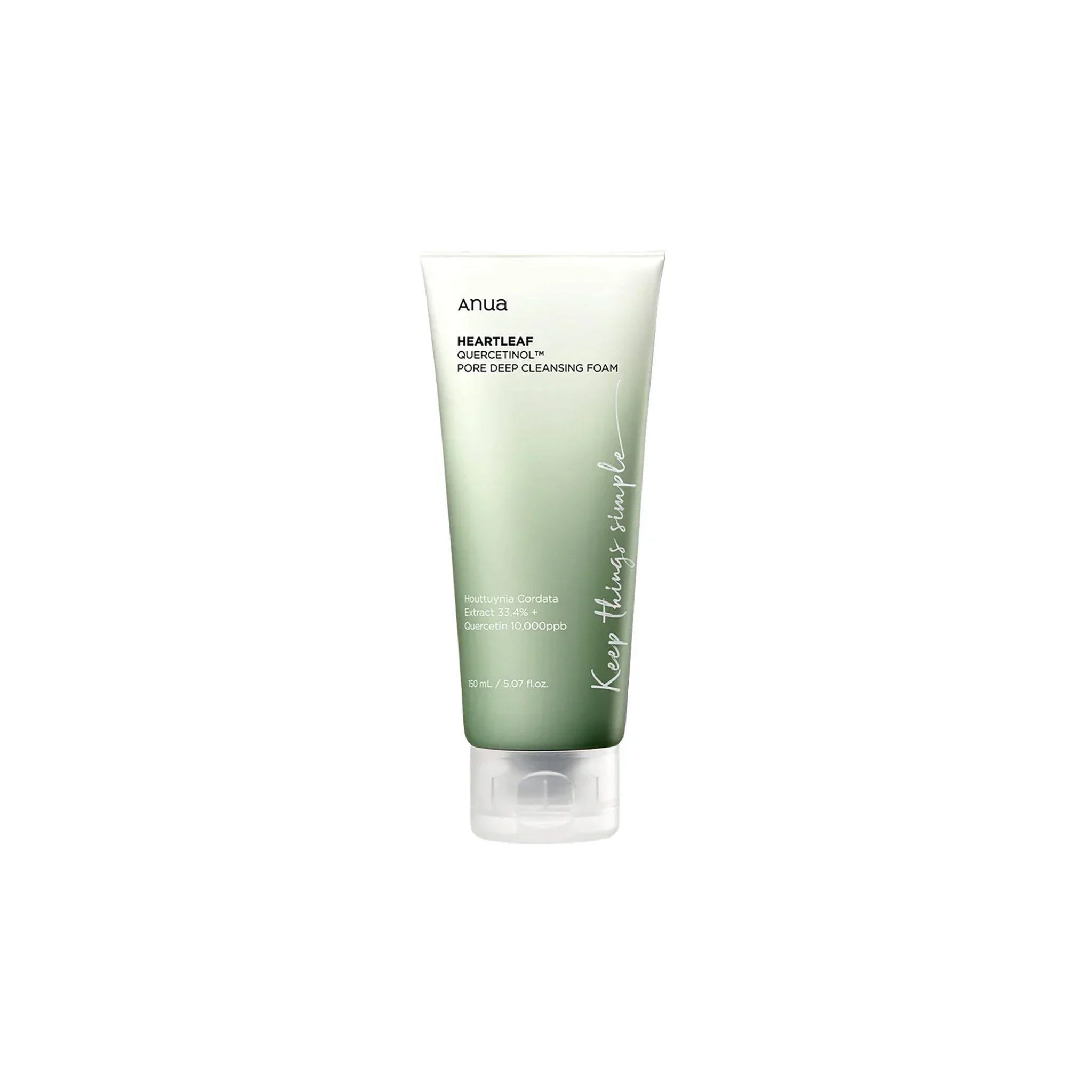 Anua Heartleaf Quercetinol Pore Deep Cleansing Foam 150ml