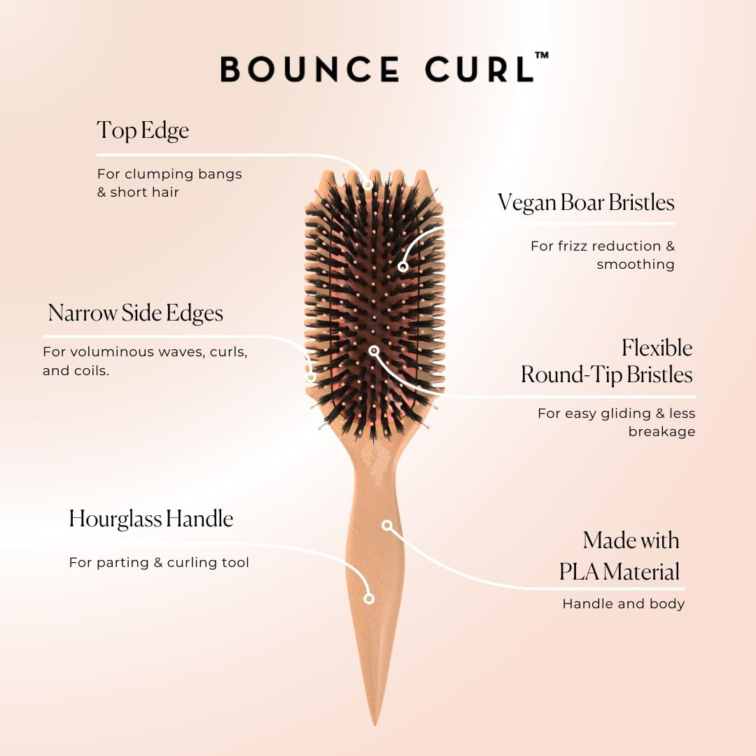 Bounce Curl Volume EdgeLift Brush Peach