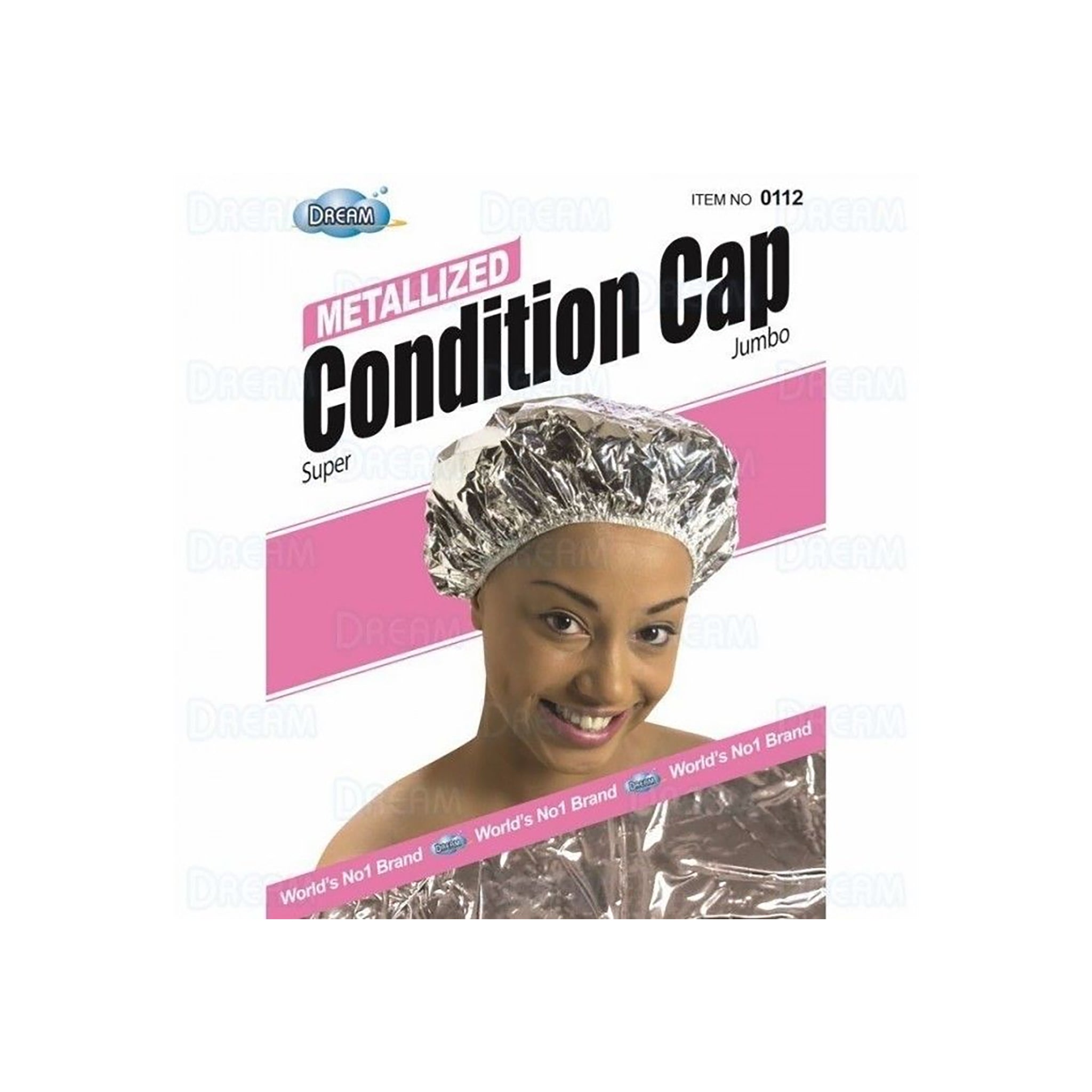 Dream World Metallized Conditioning Cap (dre112) i jumbo størrelse. Hætte med metalliseret inderside til dybdegående hårkur.