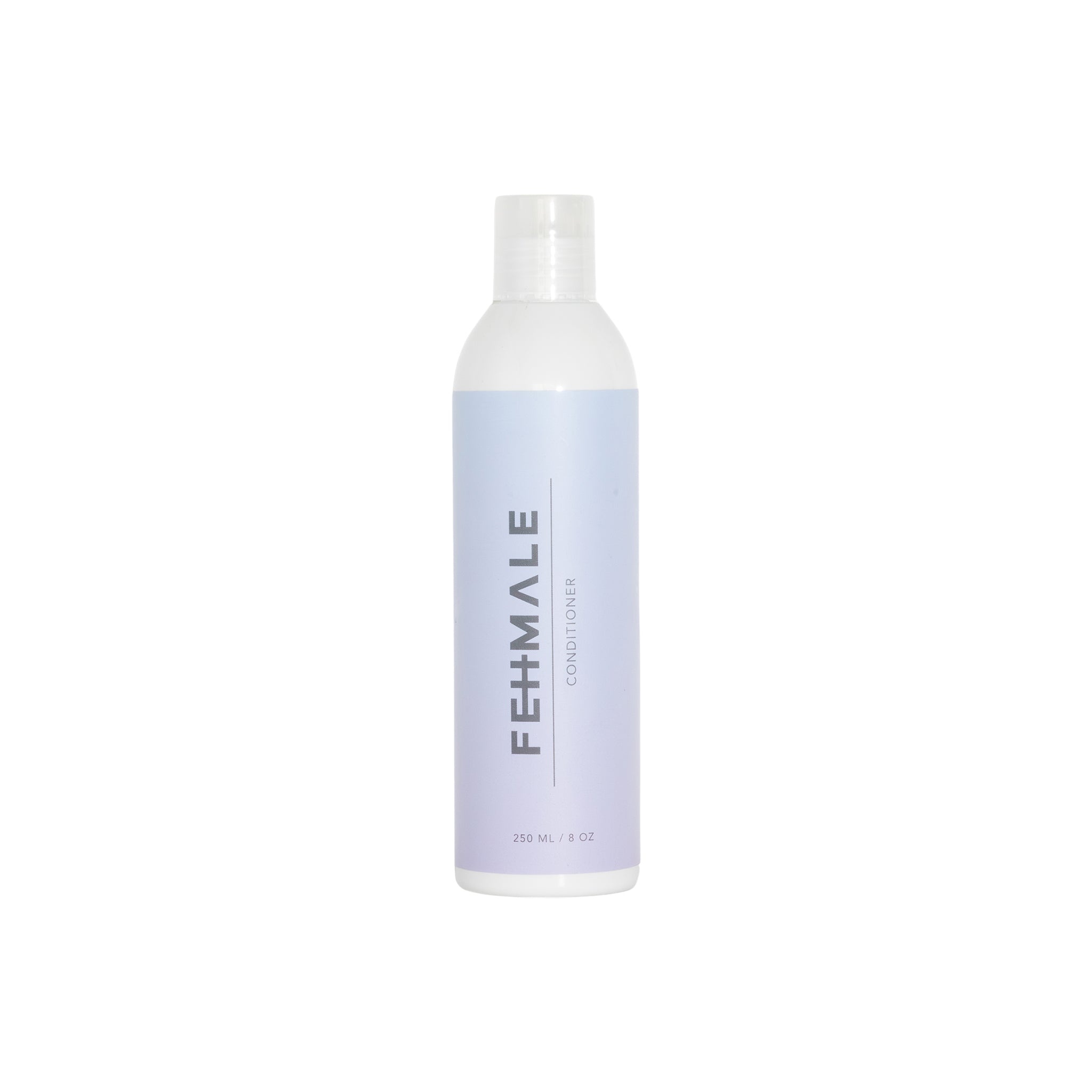 FEHMale Conditioner i hvid og lilla flaske, 250 ml, med minimalistisk design og tydeligt produktnavn på etiketten.