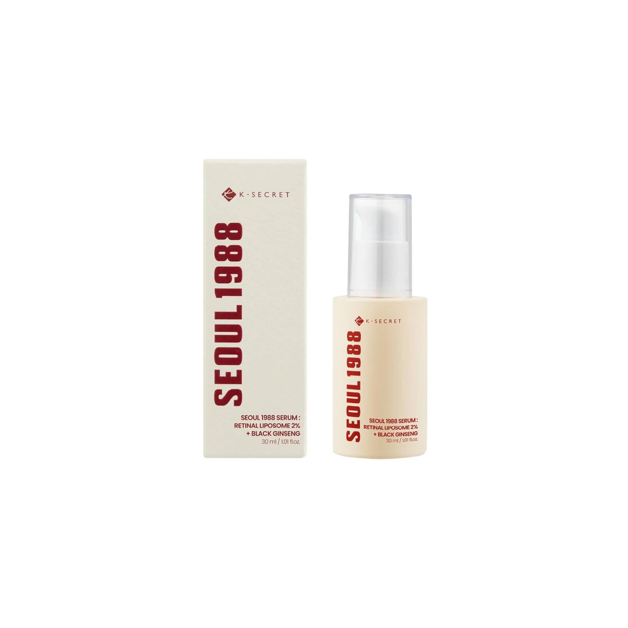 K-Secret Serum: Retinal Liposome 2% + Black Ginseng 30 ml