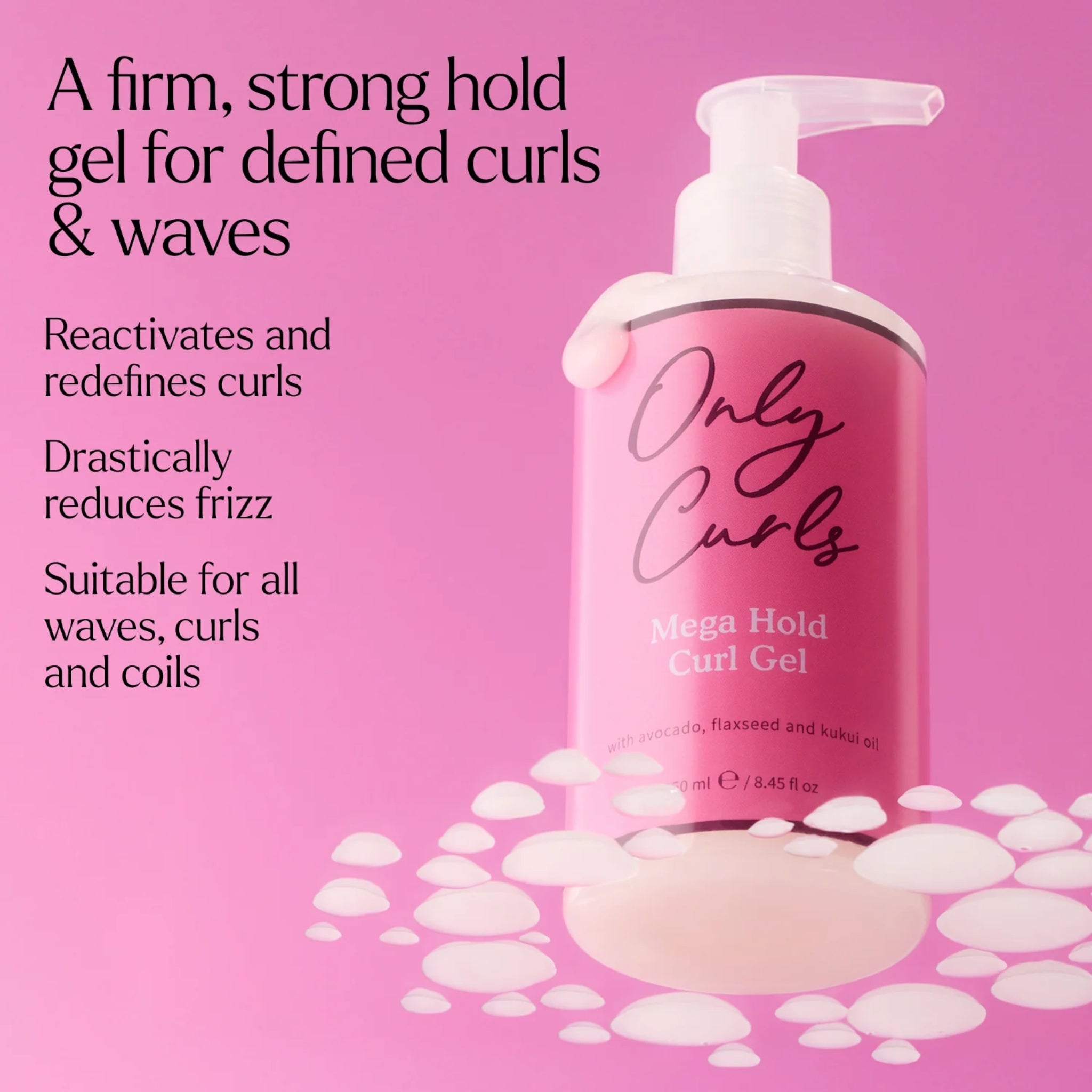 Only Curls Mega Hold Curl Gel 250ml