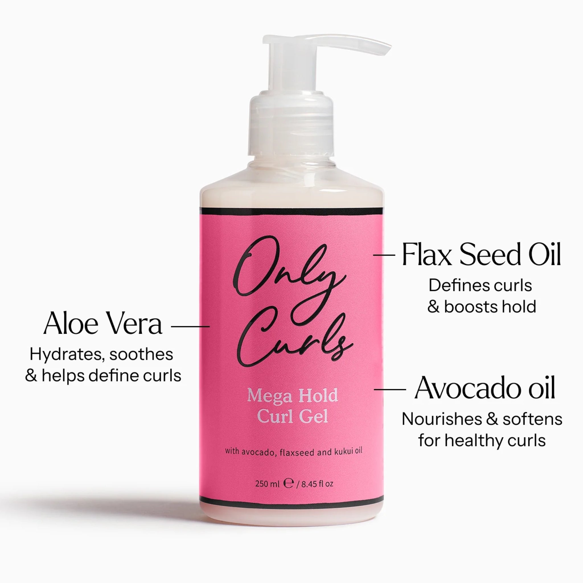 Only Curls Mega Hold Curl Gel 250ml